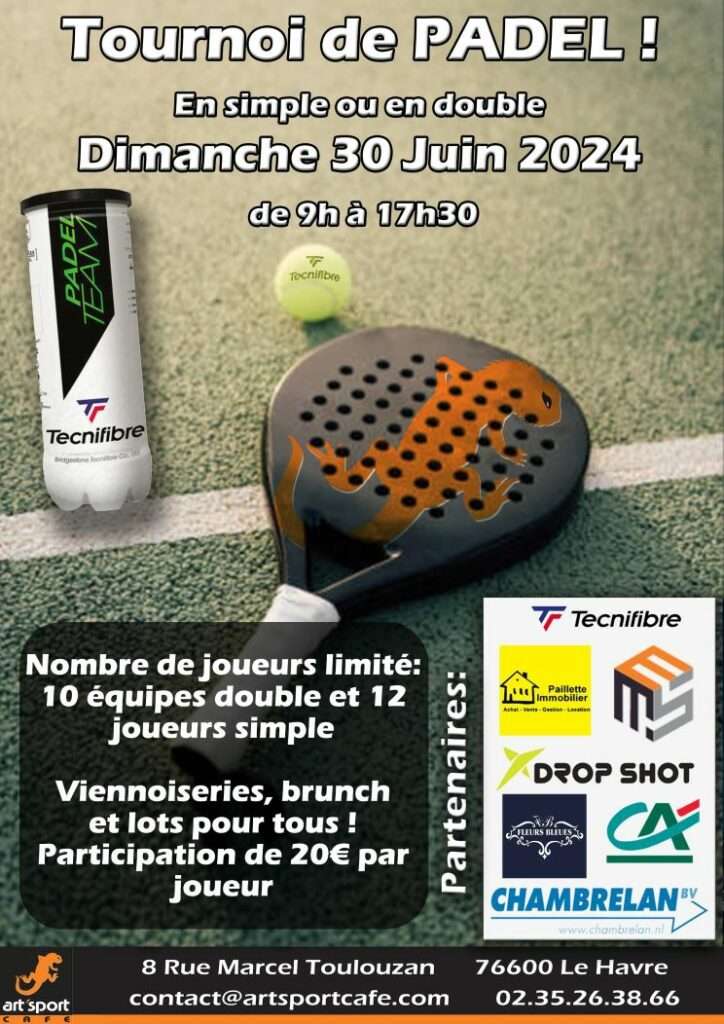 Tournoi de padel le havre